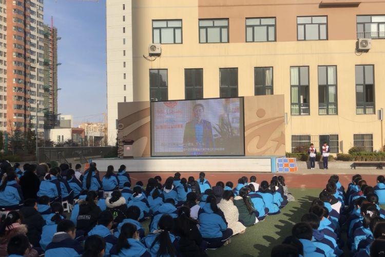 中考百日倒计时,中考百日誓师学生大声说出梦想