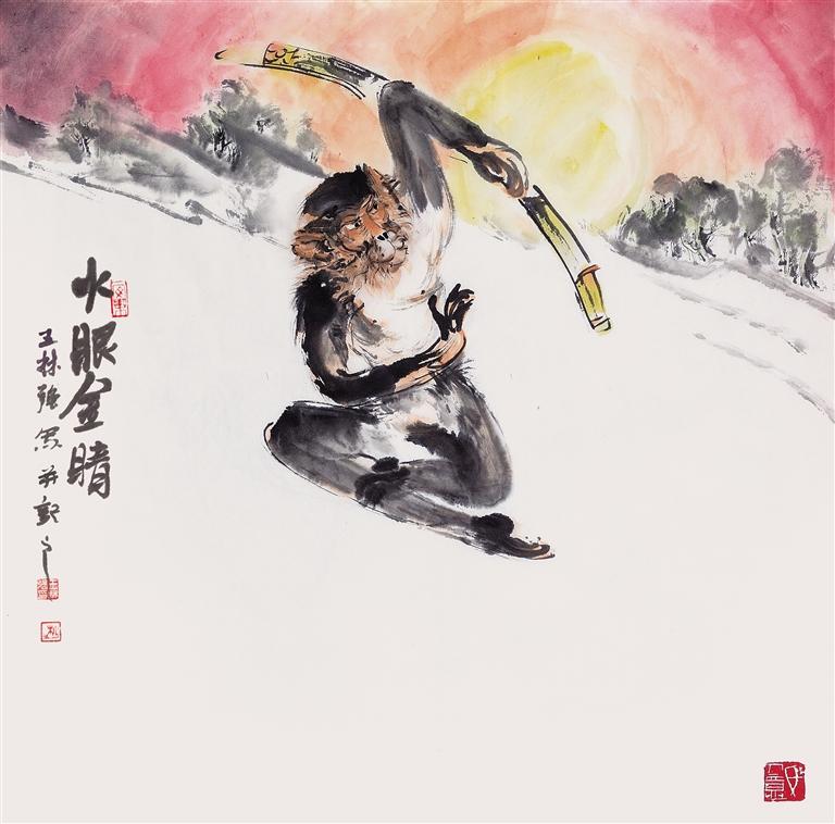 王林强国画作品欣赏,王林的山水画作品欣赏