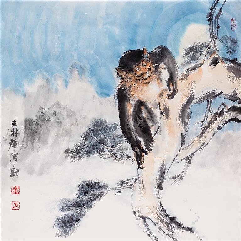 王林强国画作品欣赏,王林的山水画作品欣赏