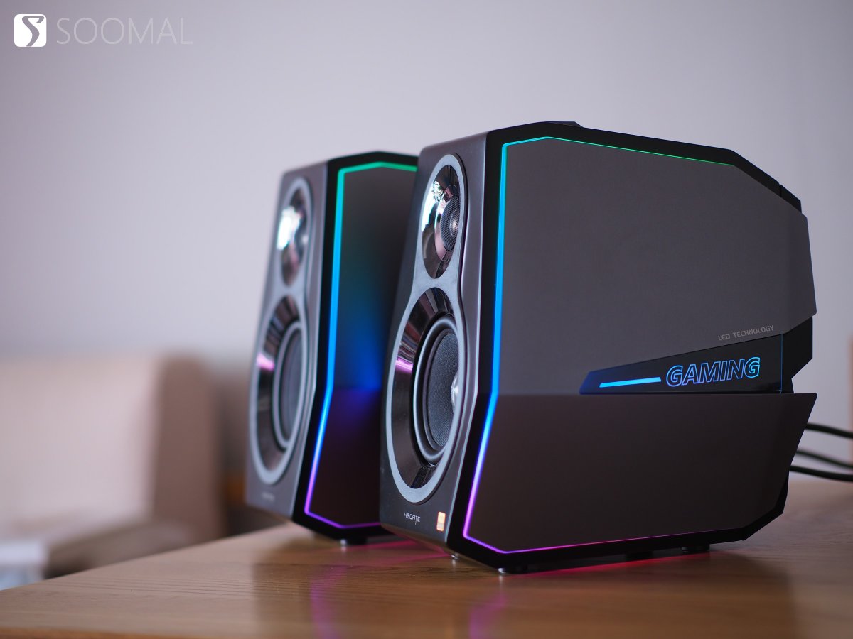 漫步者HECATEG5000红色音响,漫步者HECATE电竞游戏系列音箱