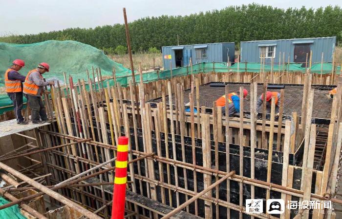 东营市河口区兴河大道建设项目,河口区项目破土而出建设热潮涌动