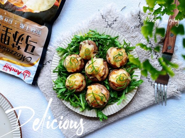 安佳马苏里拉芝士好吃吗,马苏里拉芝士焗口蘑