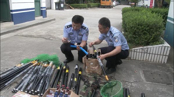 「听」新型电捕鱼杆“助纣为虐”警方捣毁生产窝点