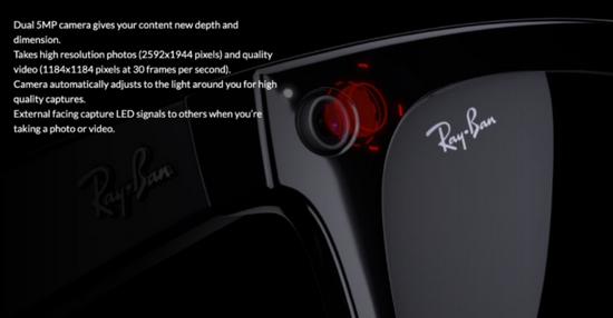 智能太阳眼镜facebook,雷朋眼镜官网最新消息