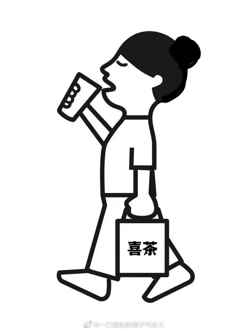 喜茶的标志设计说明,喜茶logo为什么选这个颜色