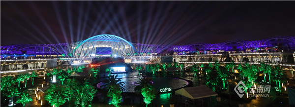昆明cop15滇池国际会展中心游玩,昆明滇池cop15夜景