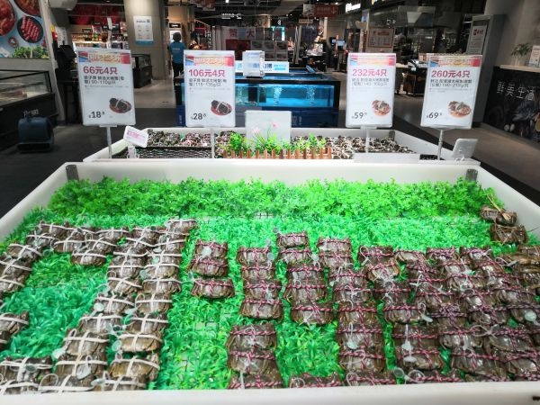 长江蟹是哪儿产的鲜蟹多少钱一斤,野生本地蟹上市