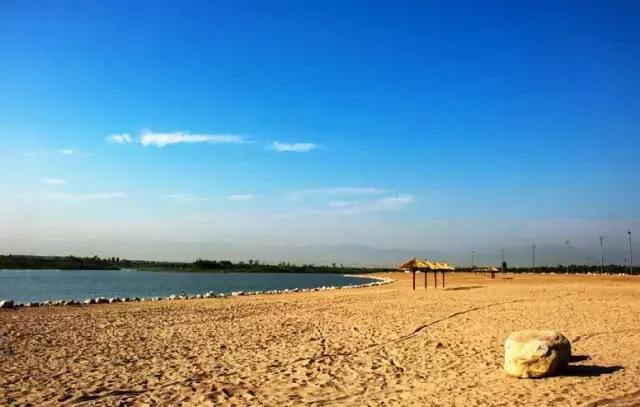 西安又添绝美海滩,西安网红打卡白沙滩