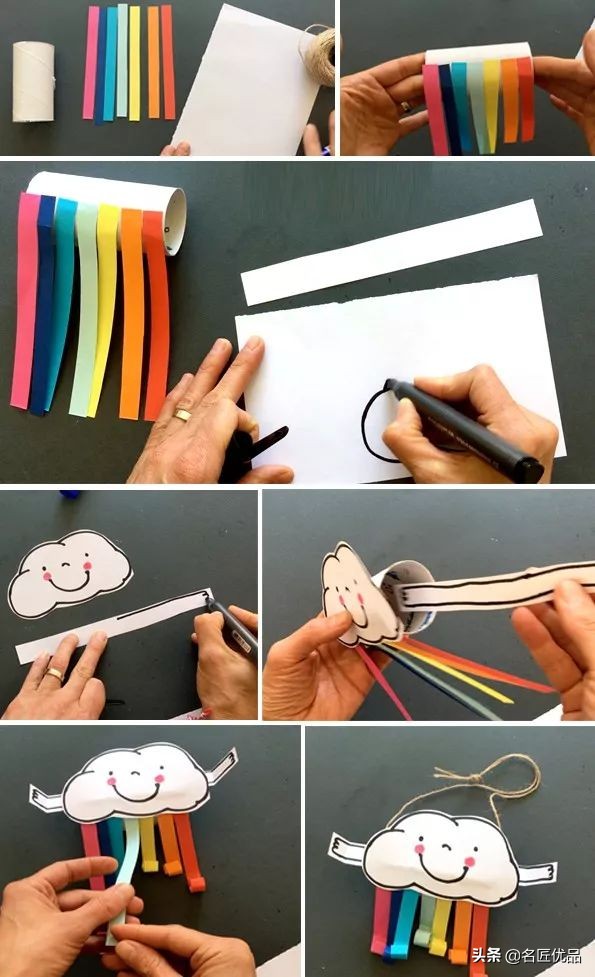 儿童创意手工挂件制作,儿童手工作品装饰