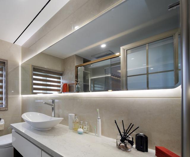 110平米毛坯房装饰卫生间干湿分区,蹲便干湿分区卫生间装修效果图