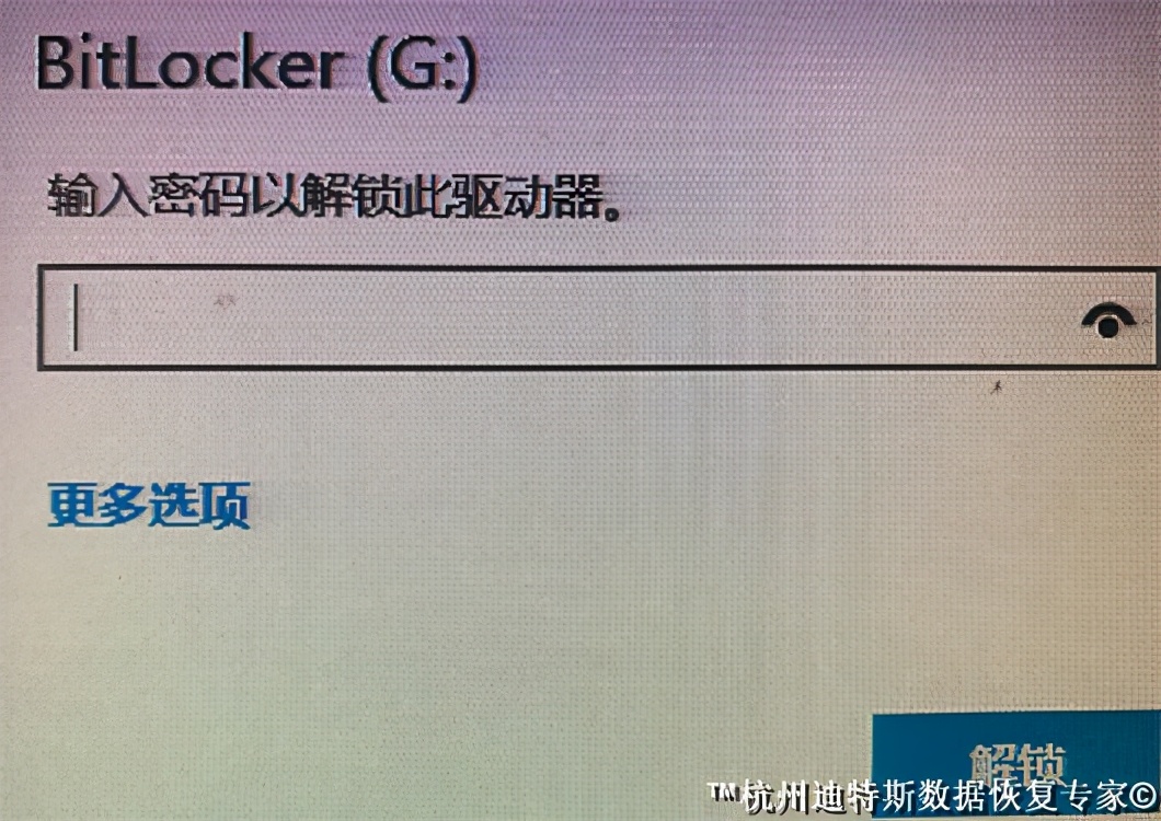 杭州U盘恢复之飚王SSKU盘Bitlocker加密失败数据无法读取恢复成功