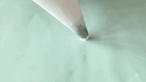 向日葵裱花手法教程简单易学,蛋糕裱花入门基础手法