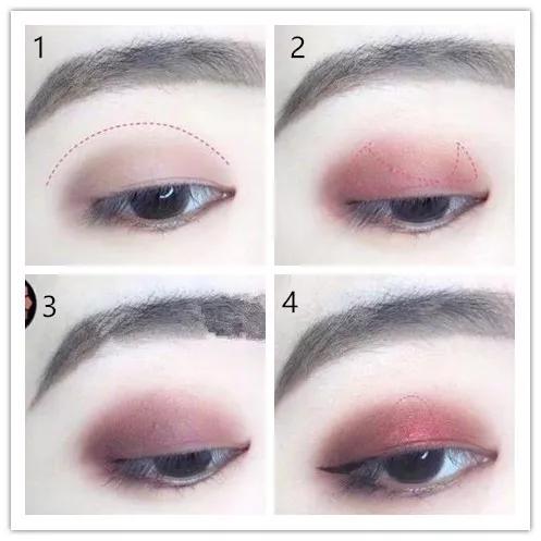 单眼皮新手日常淡妆眼影教程,单眼皮眼影日常淡妆新手教程