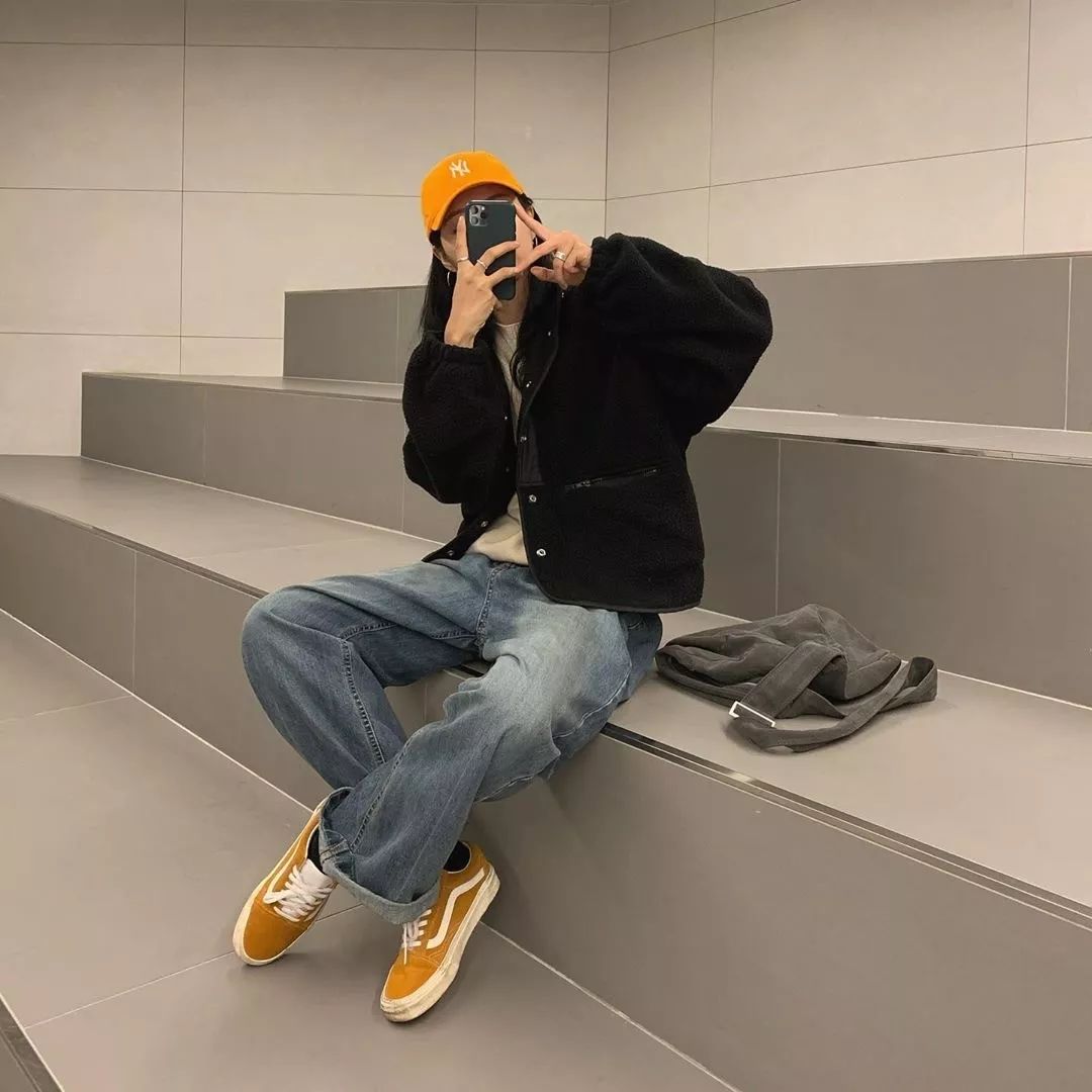 ins韩国温柔穿搭冬季裤子,韩国ins风穿搭女生高级感