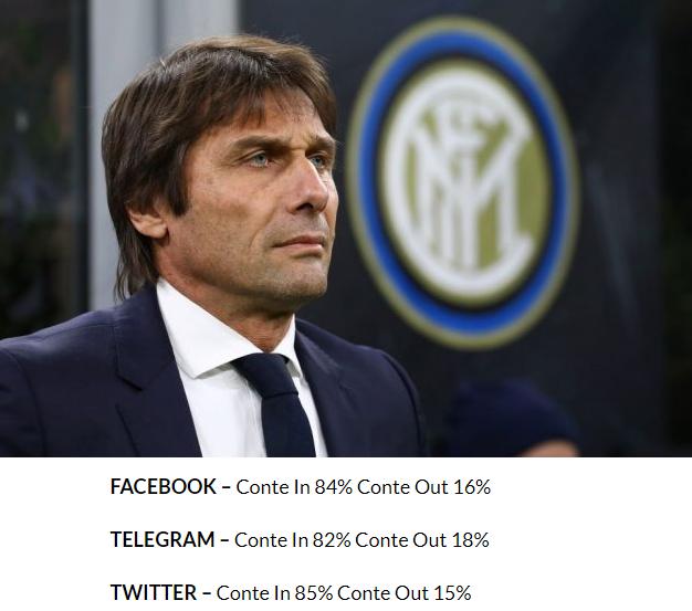 孔蒂获得意大利教练协会力挺,孔蒂下赛季将留任执教国米官宣