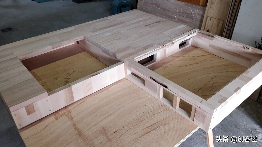 自己动手做一个节省空间的电脑桌,自制内藏电脑桌最全教程