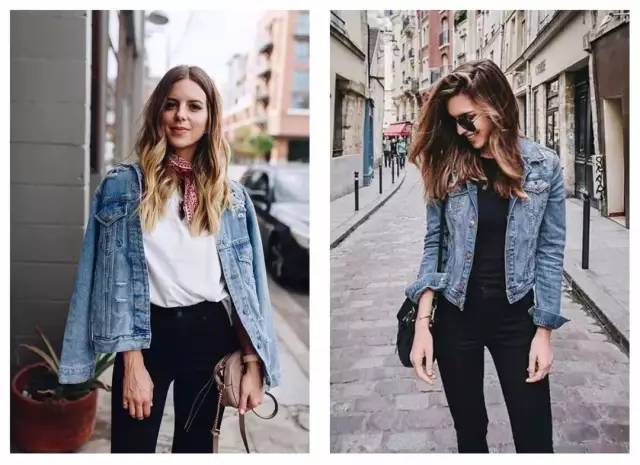 牛仔外套穿宽松好看还是修身好看,牛仔外套基本上搭什么裤子最好看