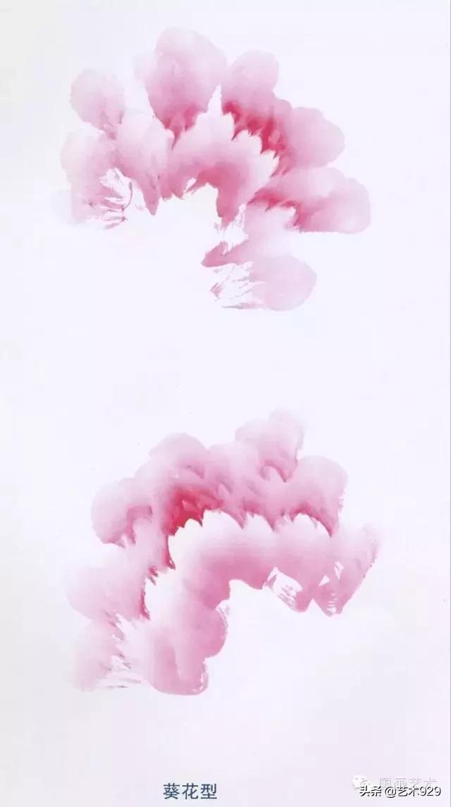 写意牡丹花篮画集锦,画写意牡丹叶子诀窍