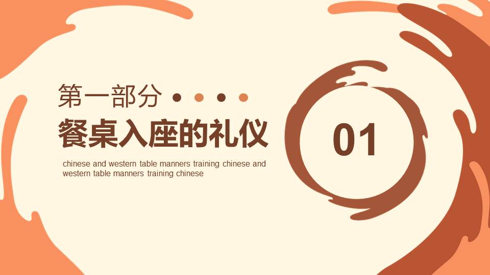 中西方餐桌礼仪培训PPT课件分享，共21P
