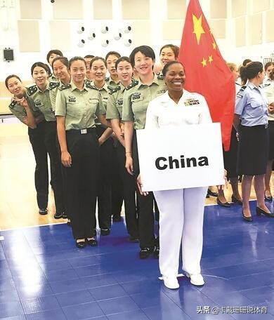 八一女排大胜美国队,世界军运会八一女排对阵美国队