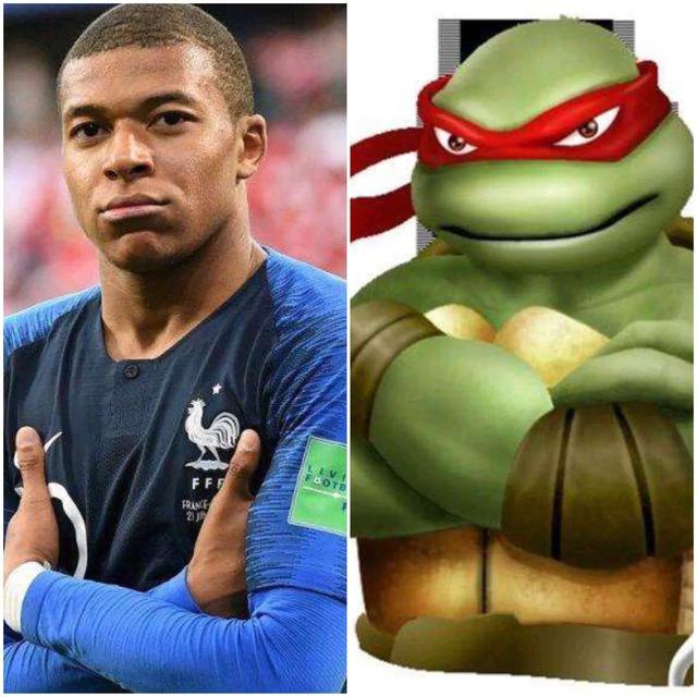 足球球星神似动画人物,足球动漫人物对比