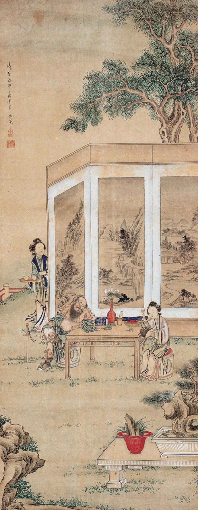 明代四大家仇英重彩画作品欣赏,仇英十大传世名画图文