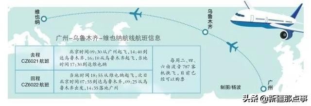 广州直飞新疆乌鲁木齐 (乌鲁木齐到维也纳航班动态)