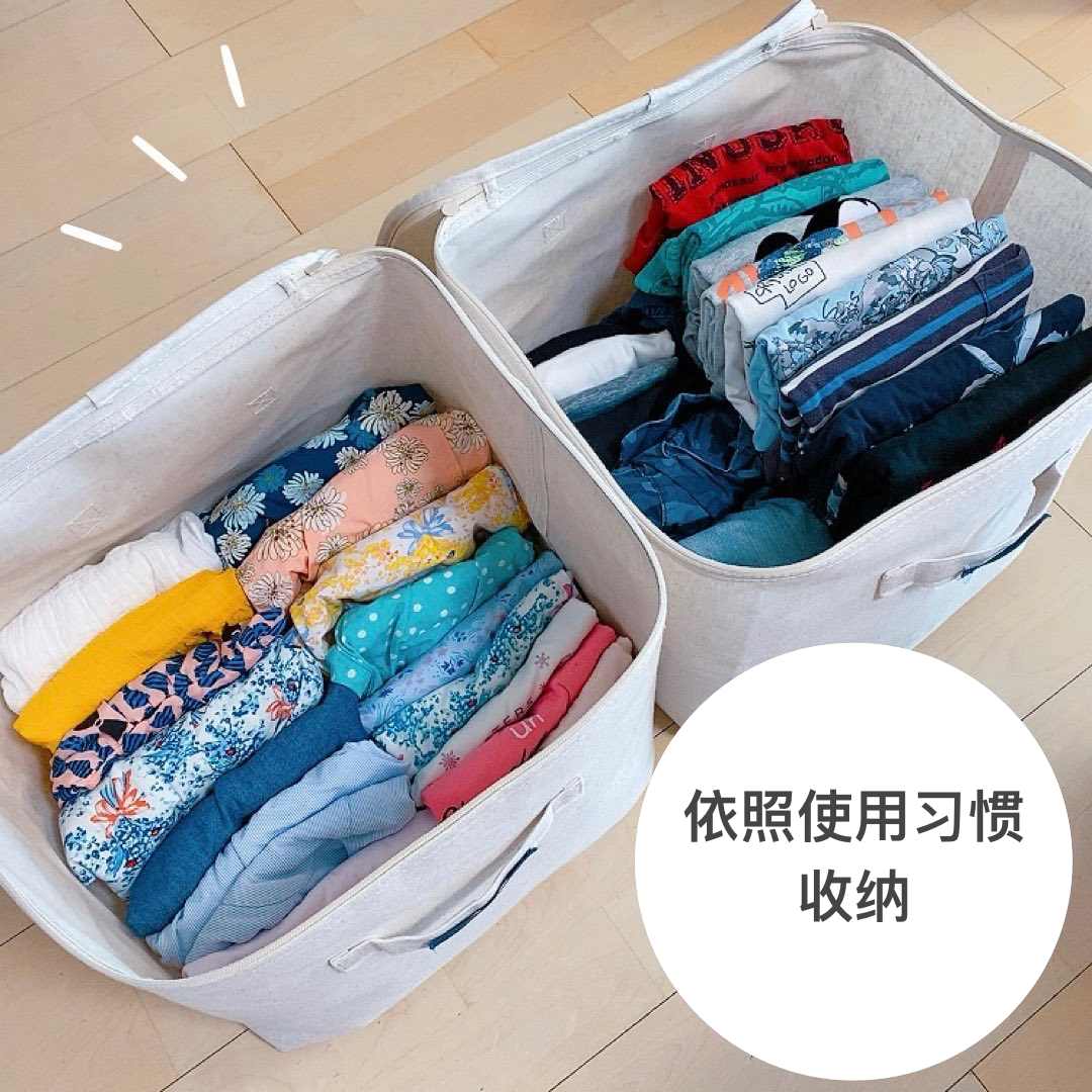 日式主妇衣柜收纳技巧图片大全,衣柜里当季穿的衣服整顿收纳技巧