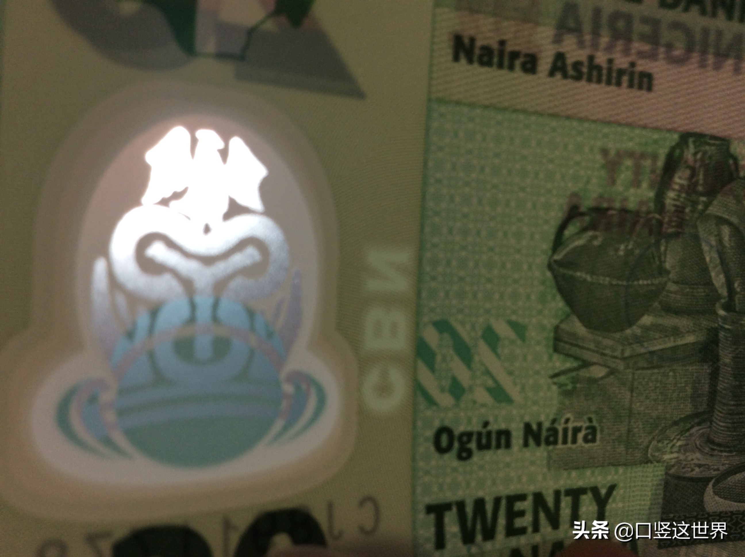 尼日利亚2017年纸币,尼日利亚2005年纸币1000块