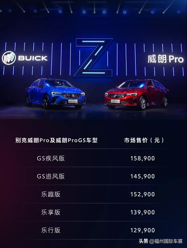 威朗pro和威朗gs的区别,全新一代别克威朗pro起售价