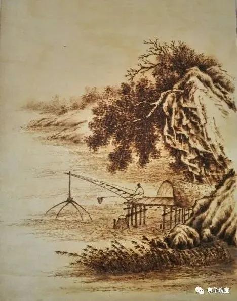 非物质文化遗产纯手工烙画,民间传统手工艺绘画