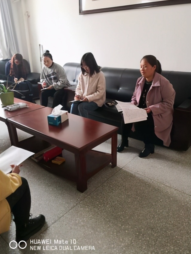 ​县教师发展中心视导检查曹庙小学教育教学工作