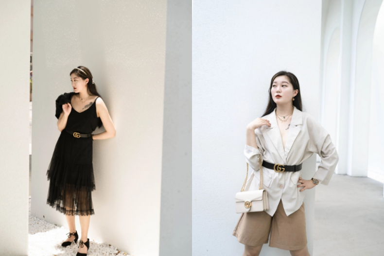 gucci皮带穿搭,gucci双g皮带搭配男士