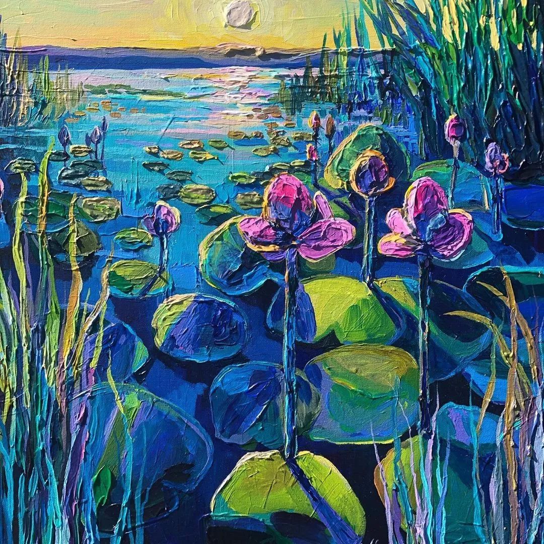 巨幅油画抽象零基础怎样画,油画基础知识油画风景应该怎么画