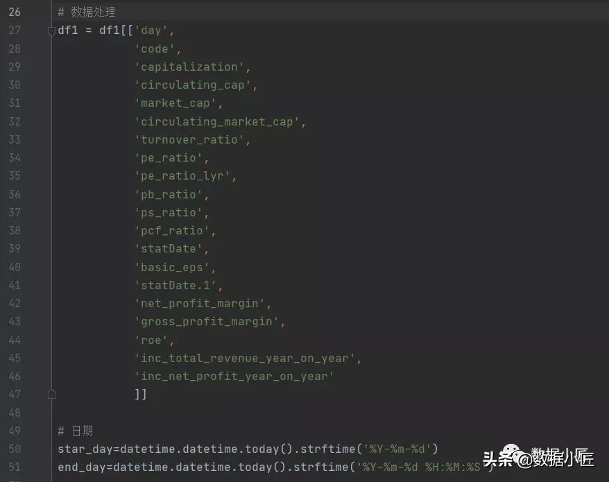 python实现量化形态选股,python量化全市场选股