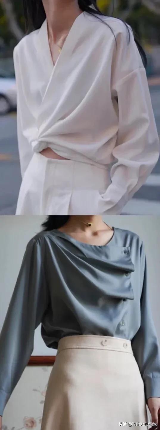 这个秋天跟衬衫很配,法国女人初秋衬衫穿搭