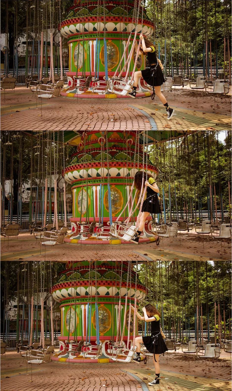 深圳东湖公园游乐场以前样子,深圳藏在森林里游乐园