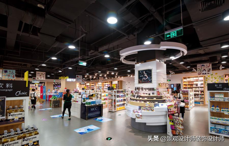 商场店铺设计案例图纸,超市设计图解大全