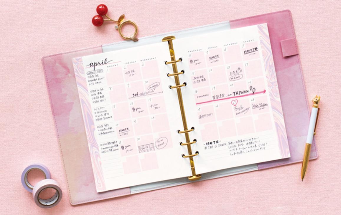 手帐小白最适合用的手账本,手帐必备的五种工具