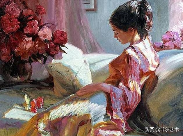 美人如花——一组温婉知性的俄罗斯女性人体油画欣赏