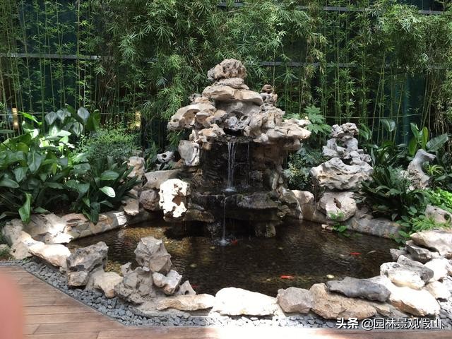 庭院假山鱼池制作视频,庭院假山设计制作价格