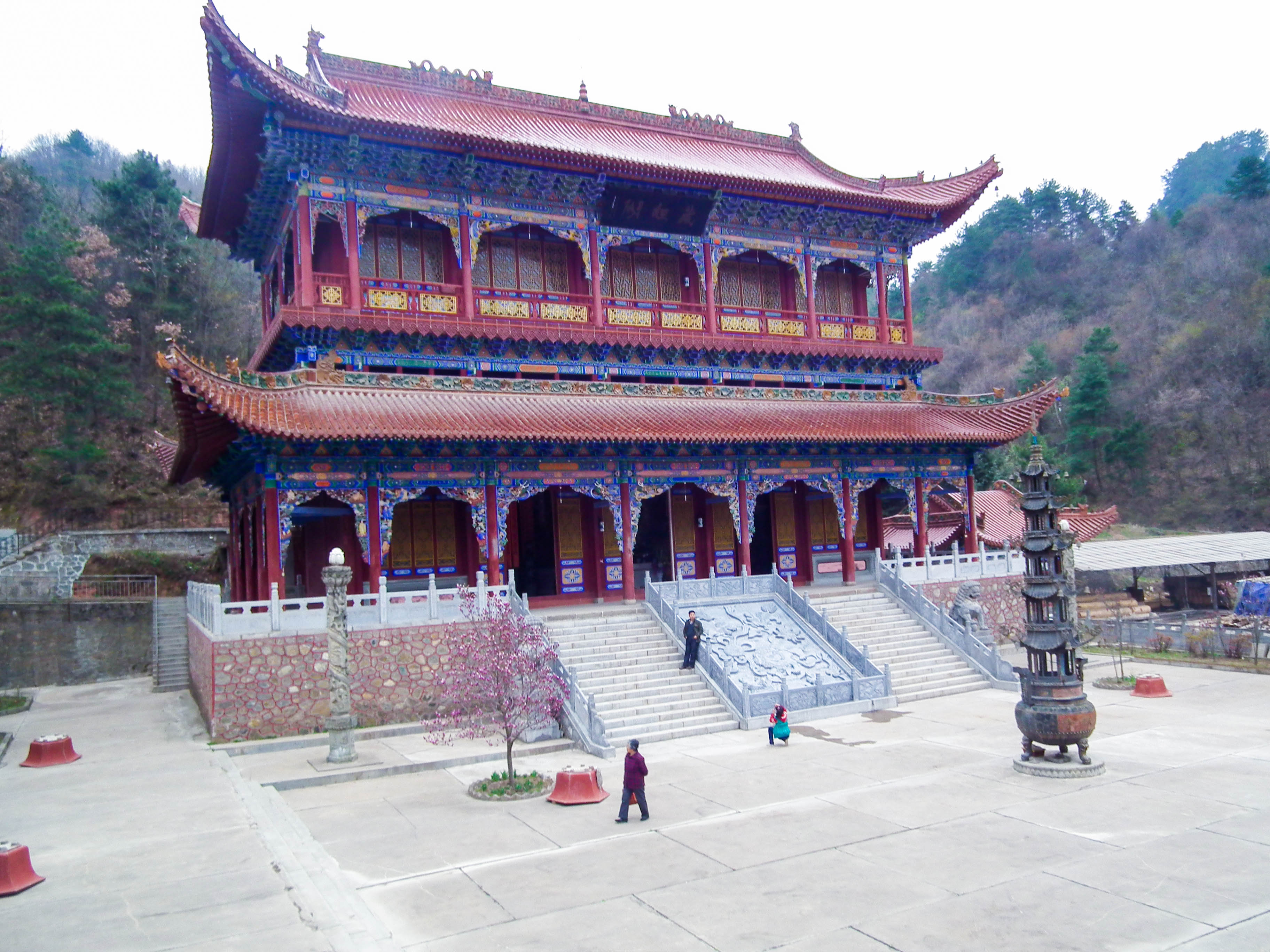 天水净土寺旅游打卡照片,天水净土寺雪景