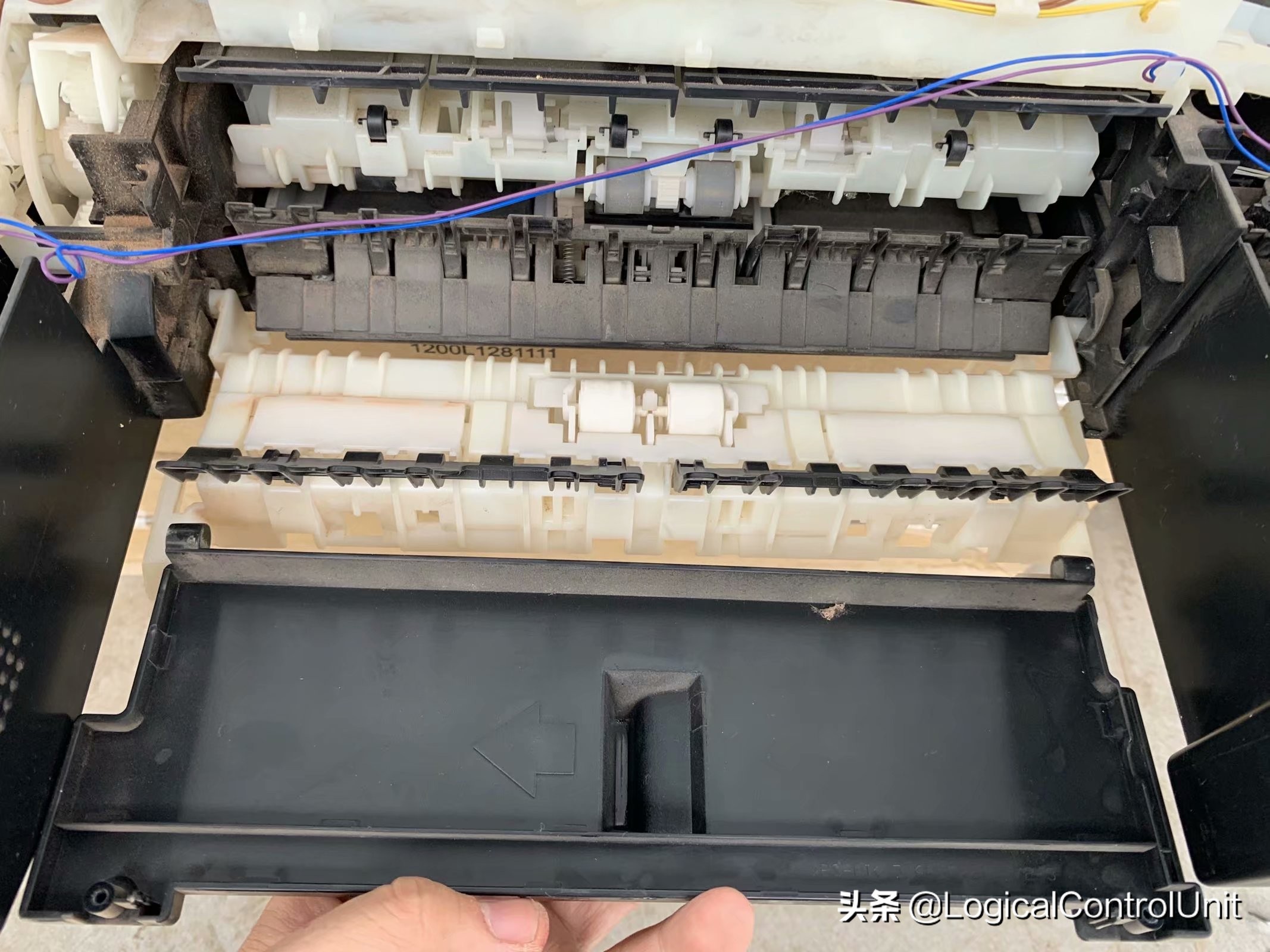 佳能mx378怎么清除卡纸,佳能打印机mx728拆卸步骤图解