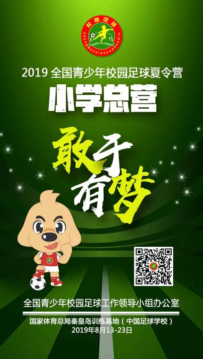 全国校园足球夏令营2023总营名单,2019年全国校园足球夏令营小学组