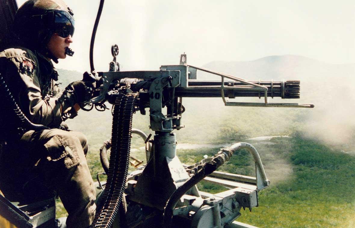 珠海航展14.5毫米三管转管机枪,新型轻机枪珠海航展