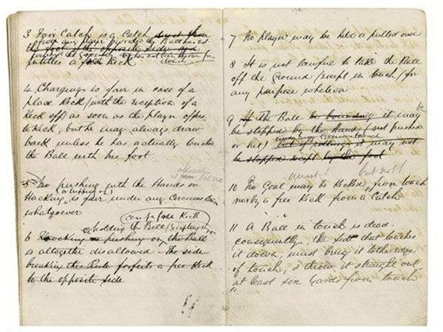 足球是怎么诞生的,足球诞生的第一场比赛