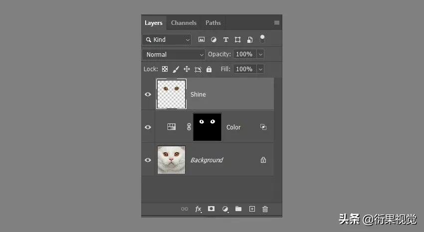 ps怎么把两只眼睛p成一样颜色,ps改图及抠图换背景颜色教程