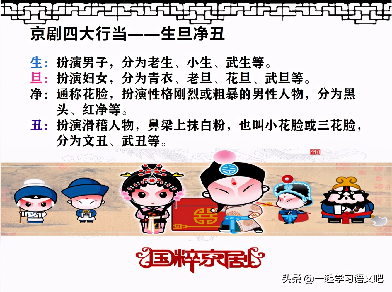 六年级上册27课京剧趣谈预习笔记,全解六年级23课京剧趣谈预习笔记