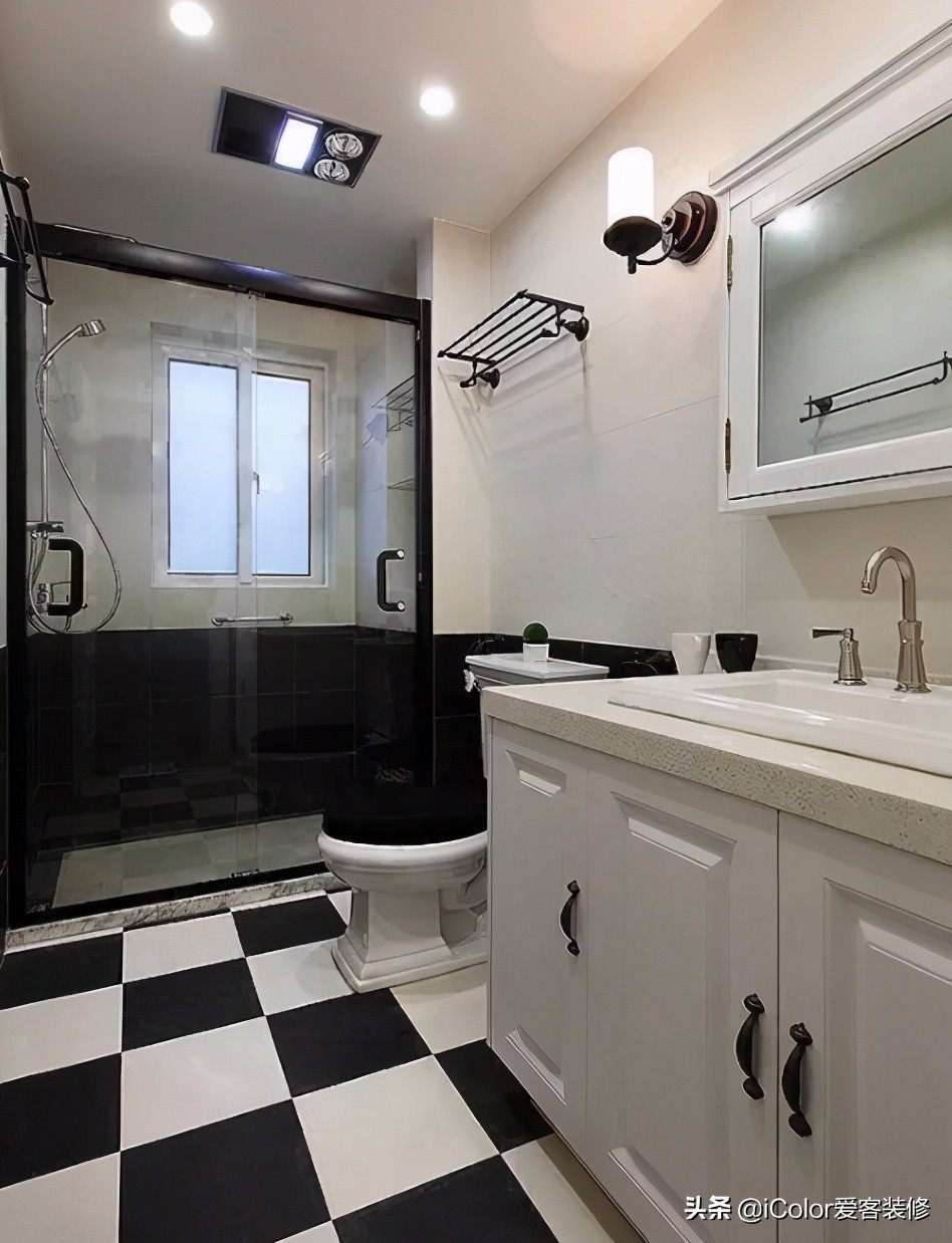 大师级卫生间设计图,1.5平米卫生间设计效果图