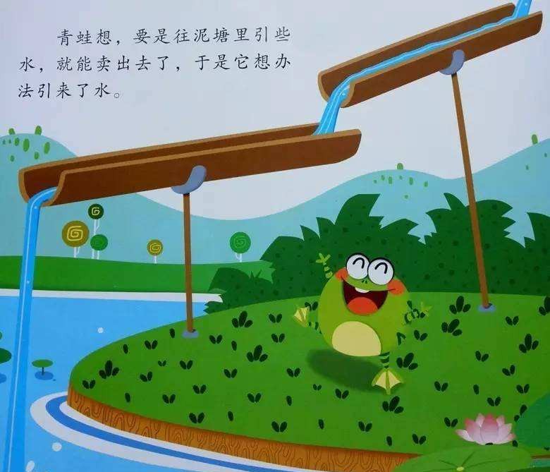二年级下册21课青蛙泥塘开店动画,二年级下册21课青蛙卖池塘笔记
